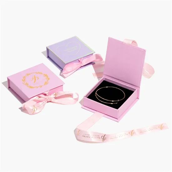 Customizable Paper Jewelry Box Lightweight & Durable Storage Solution for Jewelry Lovers - Image 3