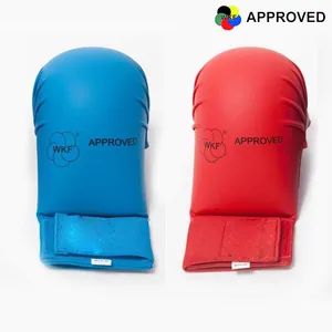 Wkf Karate Training Mitts Red Blue MOQ 50pairs Weight 0.5kg Fabric PU+Foam Model NO. 2067 OEM OEM Service Origin - Image 6