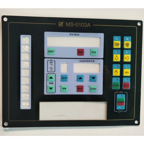 Multi Color Numeric Membrane Switch Overlay Membrane Keyboards - Image 1