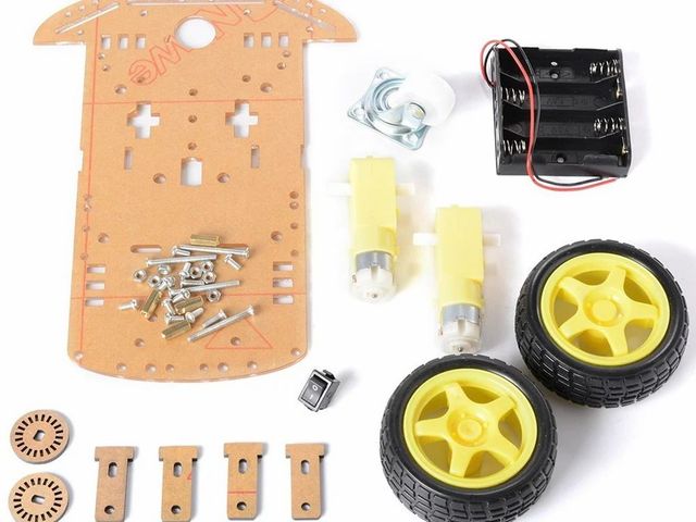 2 Wd Smart Car Chassis Kit Unassambled Voltage 220V IP Rating IP55 Frequency 50 Hz Packaing Type Box Phase Single Phase Power Source - Image 3