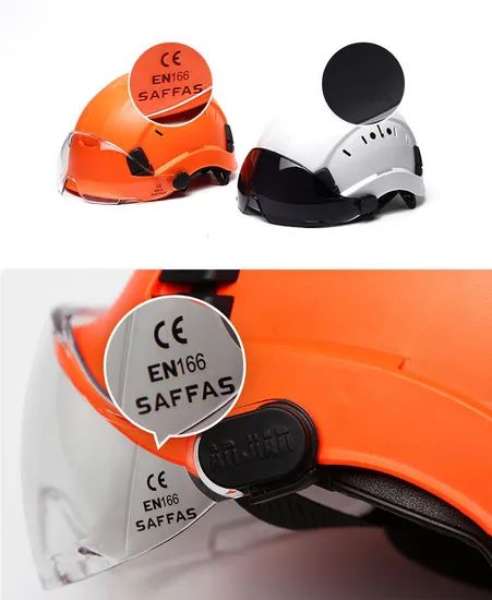 ABS Construction Hard Hat for Climbing Riding Outdoor Rescue Safety Helmets with Goggles - Image 3