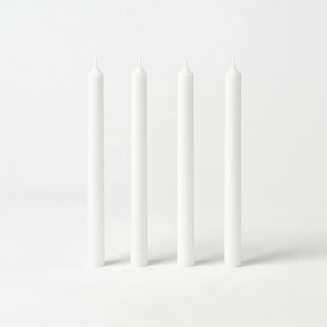 Wholesale Plain white candle Set Classic Straight Table Dinner Household Votive Church Candles for Thanksgiving Christma - Image 4