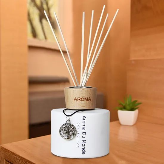 New Arrivals Nature Rattan Stick Room Freshener Spray Air Freshener Room Scent Reed Diffuser, Wholesale Reed Diffuser Gift Set in Color Box Best Reed Diffuser - Image 3
