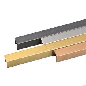 Gold Metal Inlay Strips Metal Trim Tile Stainless Steel Decorative Strip - Image 4