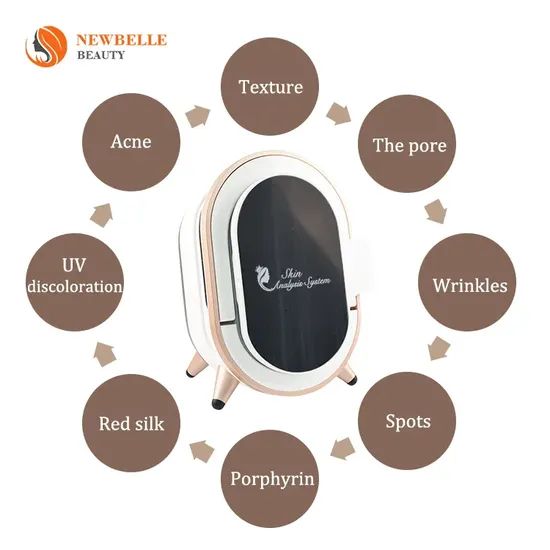 Magic Miror Max Skin Analyzer Skin Analyze Skin Analizer Visia Face Camera Scanner Machine Visia Skin Analyzer - Image 5