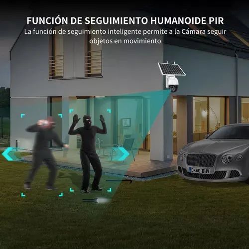 Outdoor Surveillance & Security Solar Power 4G WiFi Security Camera System Wireless - Image 6