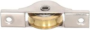 Steel Shell Copper Electroplating Single Wheels Sliding Wheel Door Window Sliding Roller - Image 4