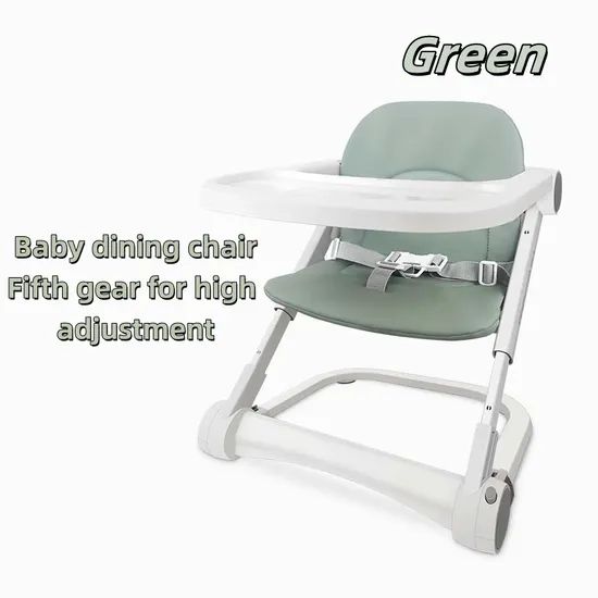 Low Foldable Baby Dining Table Chair - Image 4