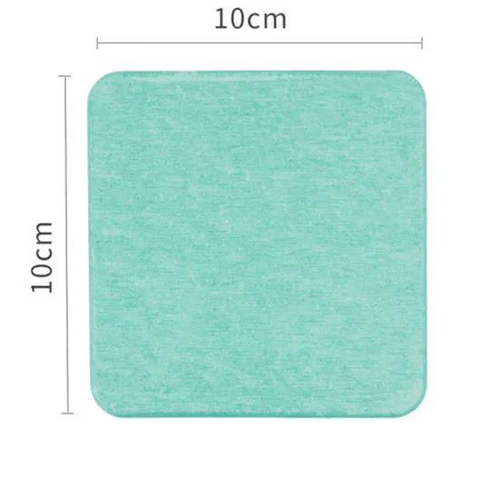 Water Absorbent Diatomite Coasters for Table Protection Fast Drying Stone Coasters - Image 2