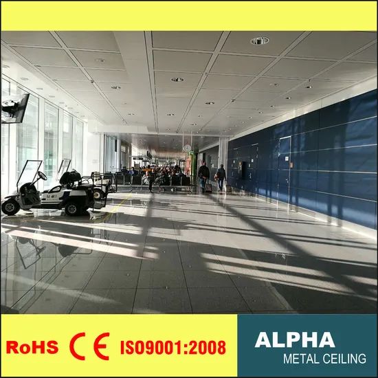 Aluminum Metal Designed Concealed Clip in Suspended Ceiling Origin China Surface Flating Trademark ALPHA Size - Image 3