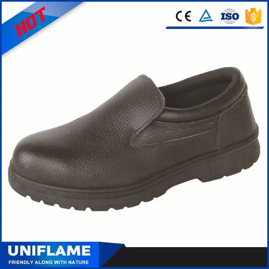 Rubber Sole Footwear Leather Safety Work Shoes Ufa046 - Image 4