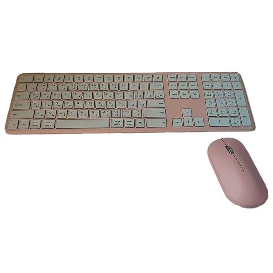 Office Desktop Full Size Keyboard and Mouse Combo Seamless Device Switching, Scissors Keyboard - Image 3