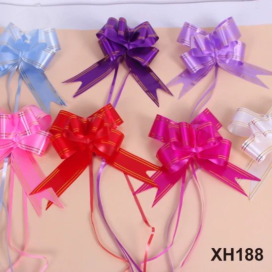 Party Decoration Gift Pull Bow Plastic Ball Flower Wedding Ribbon - Image 2