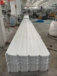 Modern Waterproof Design PVC Corrugated Roofing Shingle White Plain Roof Tiles UPVC Roof Sheet for Outdoor Use - Image 4