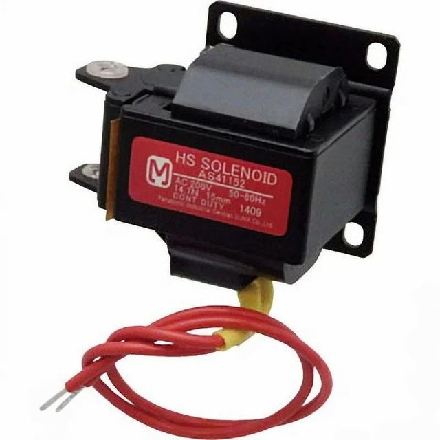 Panasonic AS41152 Solenoid Coil Frequency Range 50/60 Hz Construction Type Robust Operating Voltage 200 Vac Nominal Pull Force 1.5 - Image 1