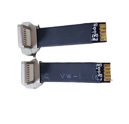Angled Low Profile USB Micro Cable for Mobile Devices Jacket PVC Larkat Dwc Color Black Shielding Braid Trademark ESTAR Private Mold - Image 4