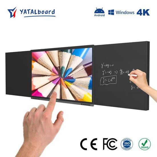 Nano Wisdom Blackboard 110 Inch 20-Point Touch Interactive Board from ...
