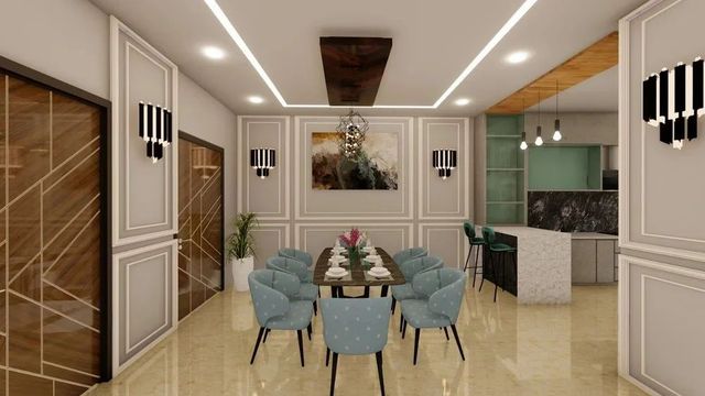 Farm House Interior Designing Services Space Layout Open And Airy Floor Plans Design Elements Vintage And Antique - Image 3