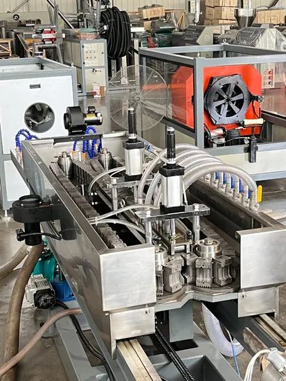 Plastic Cable Threading Flexible Corrugated Pipe Hose Forming Extruder Machine - Image 2
