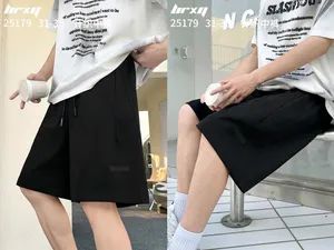 Fashion Apparel Stock Youth Mens Summer Denim Shorts Lightweight - Image 5