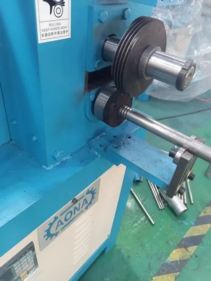 Mop Broom Handle Round Pipe Threading Machine Origin China Trademark AONA Layout Customized Rolling Shape Pipe HS Code 8474801000 - Image 5