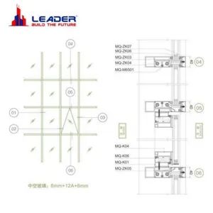 Easy to Install High Quality Functional Metal Curtain Wall with CE - Image 1