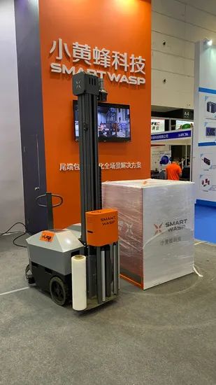 New Automatic Robot Pallet Wrapping Machine Stretch Film Pallet Wrapper Machine - Image 5