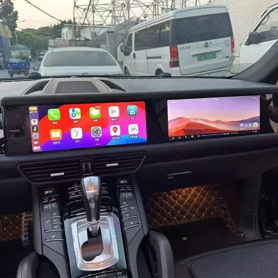 12.3" Inch Wireless Carplay Car Radio GPS Navigation System Android Multimedia Player for Porsche Cayenne 2010-2015 - Image 1