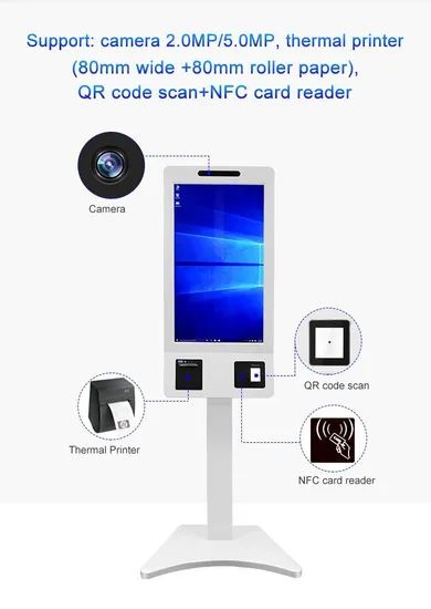 Multi-Language Support Self Service Order Payment Kiosk for Restaurant Food Ordering - Image 4