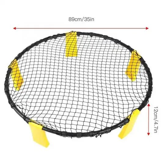 Mini Outdoor Roundnet Balls Volleyball Spike Game Set Bouncy - Image 3