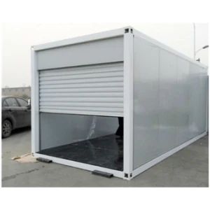 Portable Steel Structure Sandwich Panel Prefab Shipping Container Garage - Image 1