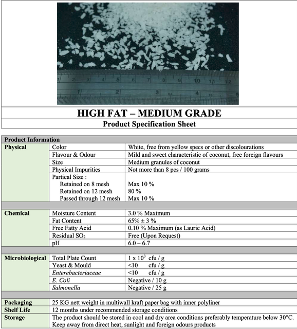 COCONUT GRATED - Image 2