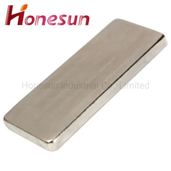 N35uh Permanent Block NdFeB Magnets for Hot Sale Origin China Grade N35-N52 Coating Nickel Trademark HONESUN HS Code 8505111000 - Image 3