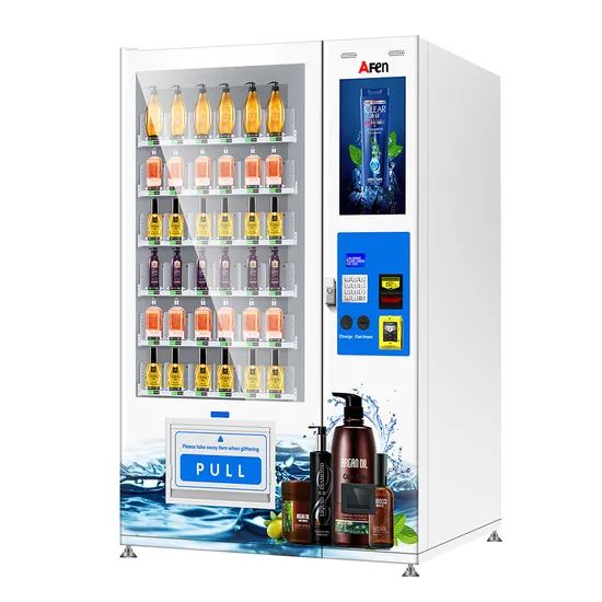 Afen OEM Advertise Display Touch Screen Perfume Vending Machine with Elevator - Image 4