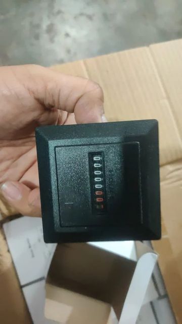 HM1 Hour Meters, For Industrial, 230VAC Model Hm-1 Color Black Shape Square Frequency 50HZ Voltage 230VAC Model Name/Number - Image 9