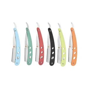Men s Beard Cutting Shaving Razor Folding Handle Razor Straight Barber Holder Razor - Image 1