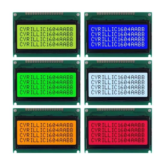 Premium 1604b-2 Blue Character LCD Module for Clear Displays MOQ Low MOQ Type Character Trademark XINNOA Response Time 20ms - Image 6
