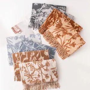 Cross-Border New Couple Cashmere-Like Scarves Origin China Style Leisure Model NO. sam Age Group All Gender Women's Trademark - Image 2