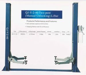 Two Post Lift for Cars and Vehicles Brand Dz Condition New Design Two Post Origin Shandong Certification CE, ISO Specification CE, is9001 - Image 3