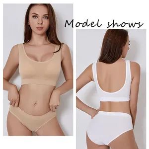 Chic Women's Seamless Lingerie Sets for Active Comfort Origin China Gender Women Age Group Adults HS Code 6212101000 Pattern Pure - Image 5