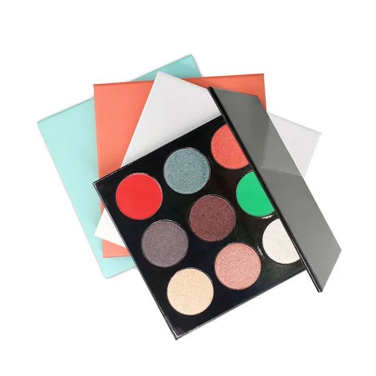 9-Color Magnetic Eyeshadow Private Label Cosmetics MOQ 300PCS Brand Qbeka Use on Beard Texture Serum Capacity 20ml Market Global - Image 1