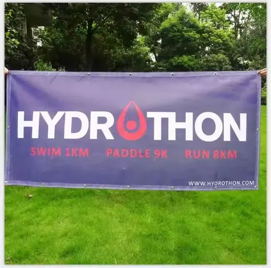 Print Customized Vinyl Posters Hanging Banner with Custom Sizes - Image 1