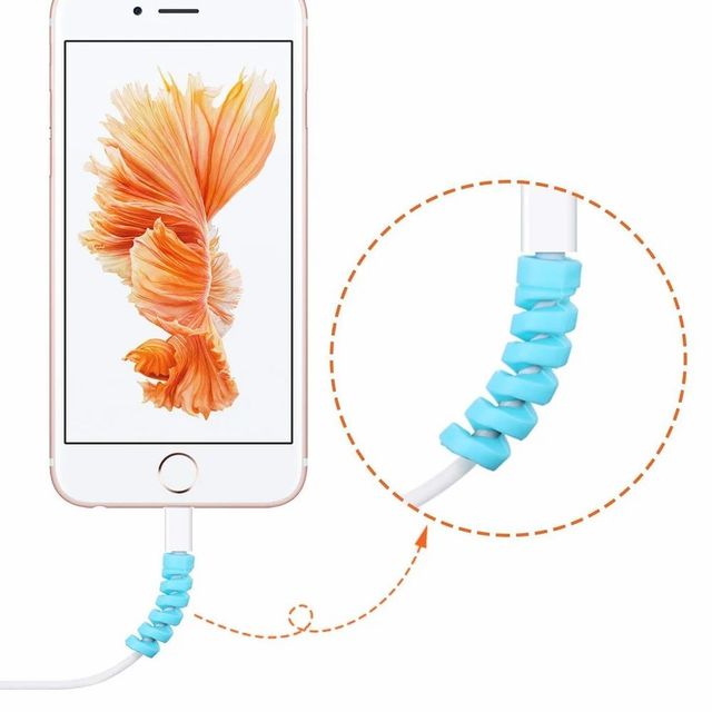 Silicone Spring Cable Protector, 4 Channels Color Any Shape Round Length 1.5 m Weights 50 Grams Packaging Type Box No of Channels 4 - Image 4