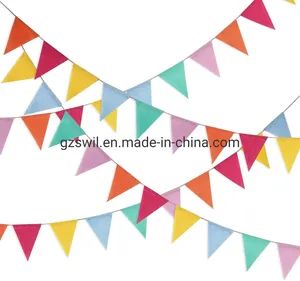 Custom Size All Country Flag String Pennant Origin China Size Customized Logo Customized Model NO. FL-031 Shape Customized - Image 6
