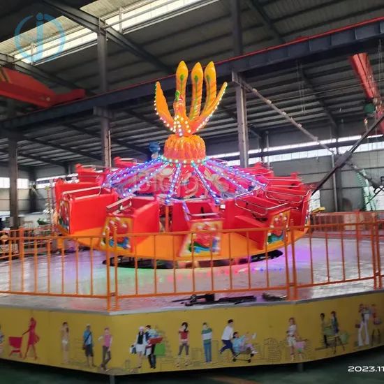 Crazy Dancing Amusement Park Rides Flying Turntable Huly Gully Ballerina Rides - Image 3