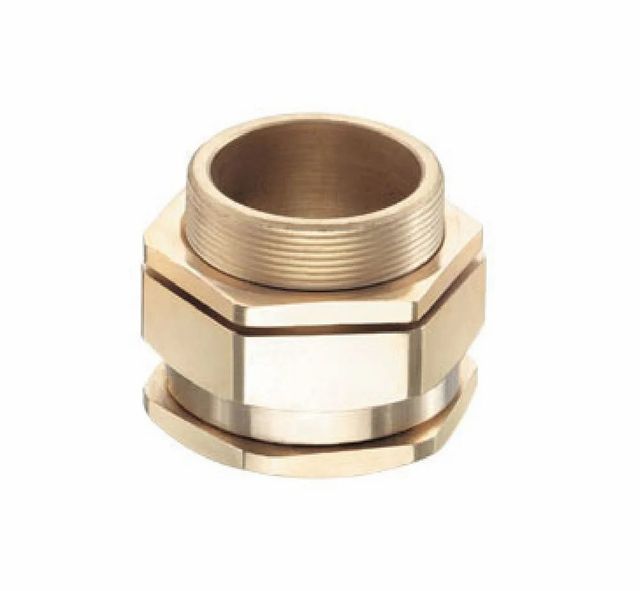 Locknuts Brass Cable Glands Reducer Color Red Shape Round Weight 300 gm Material Brass Usage Hardware Hardness 45 HRC Finish - Image 1