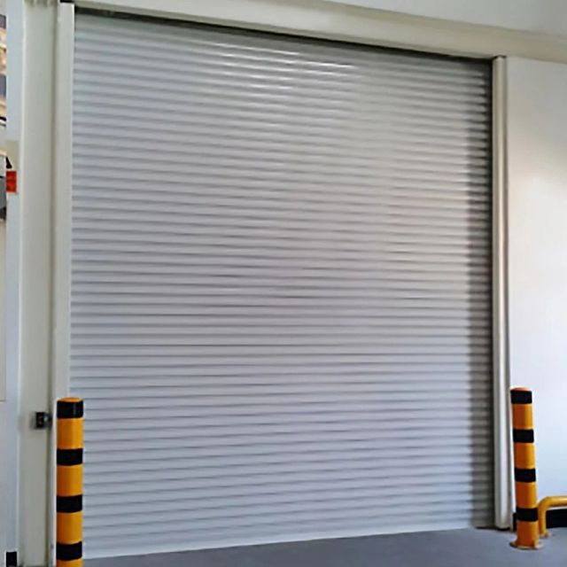 GI Shutter Door usage commercial Style Full Height Position Exterior Material Stainless Steel Operating Option With - Image 1