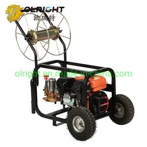 30bar Portable Power Sprayer with 7.5HP Gasoline Engine Big Wheels & Pipe - Image 5