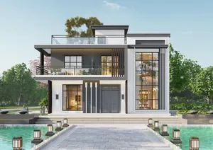Metal Galvanized Steel Structure for Compact Villa Construction with High Quality Structure From China - Image 3