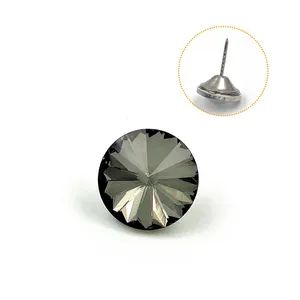 Upholstery Buttons with Metal Loop Buttons for Sewing Sofa Bed Headboard - Image 2